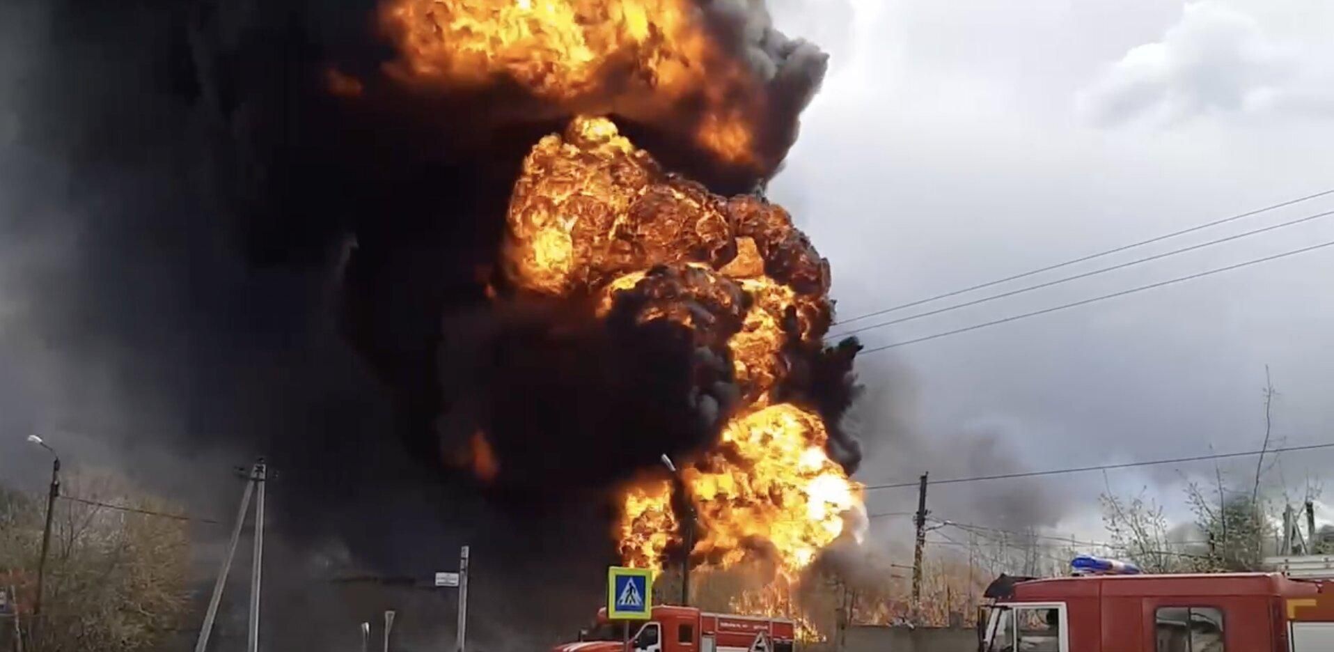 Россия неустанно пылает: в Дзержинске взорвалась цистерна – эпическое видео