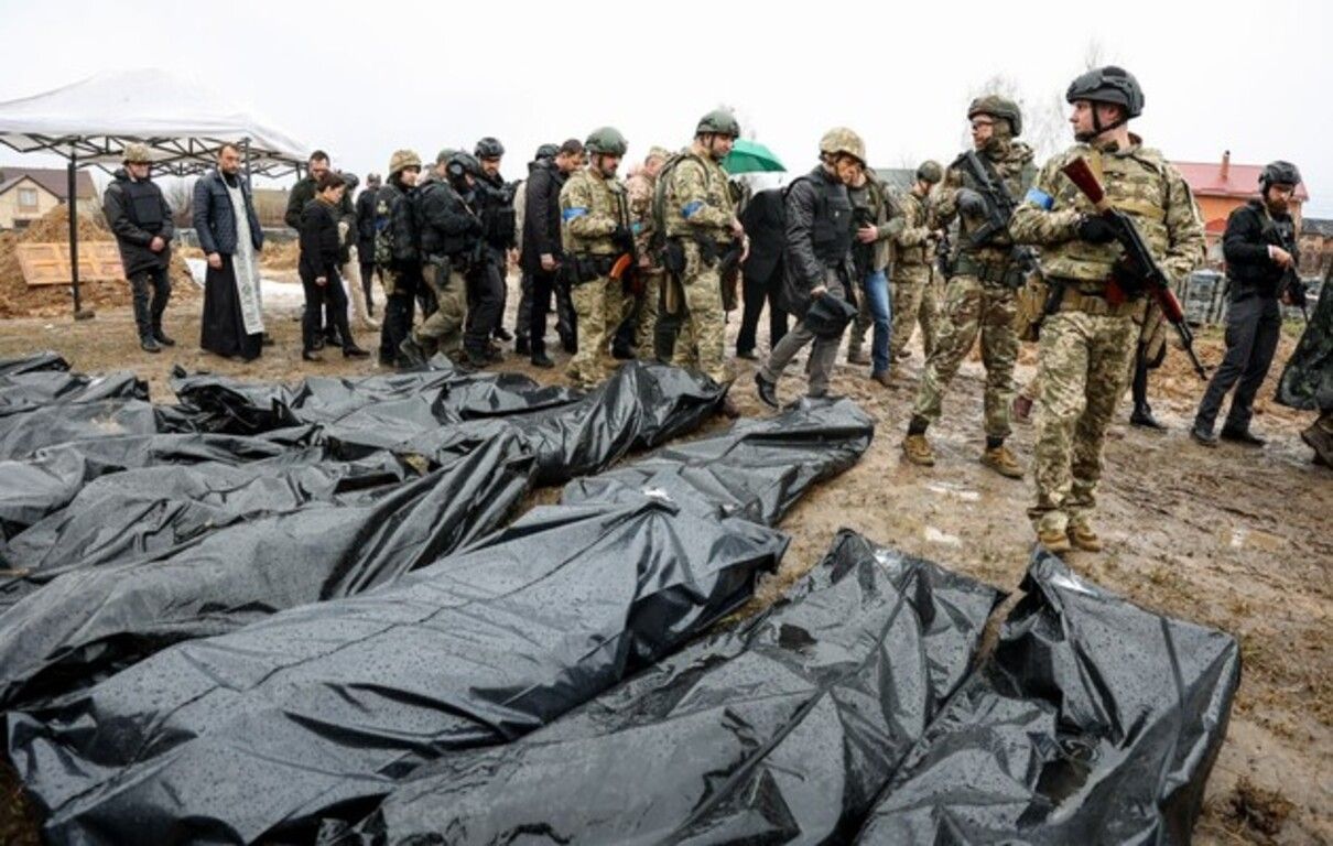 На Київщині знайшли ще 20 тіл мирних громадян, яких жорстоко вбили окупанти