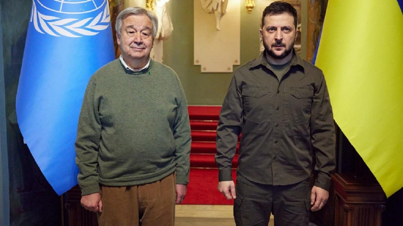 Зеленський поговорив із Гутеррешем про перші успіхи евакуації з Маріуполя Зеленський поговорив із Гутеррешем про перші успіхи евакуації з Маріуполя