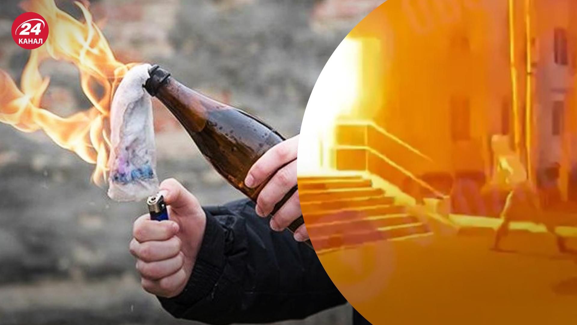 Спалахнув за секунди: у мережі показали яскраве відео російського військкомату у вогні Спалахнув за секунди: у мережі показали яскраве відео російського військкомату у вогні