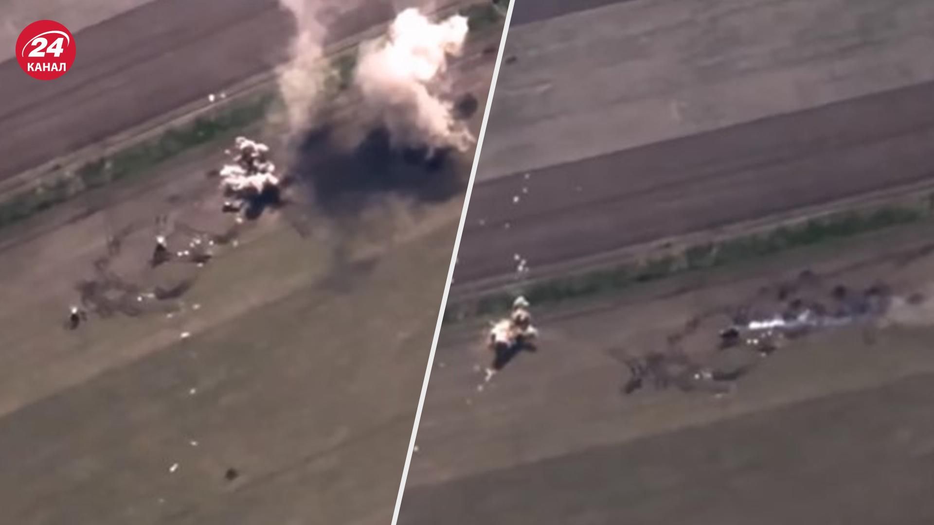 Красиво горит: захватчики потеряли в дуэли с украинскими бойцами 3 САУ