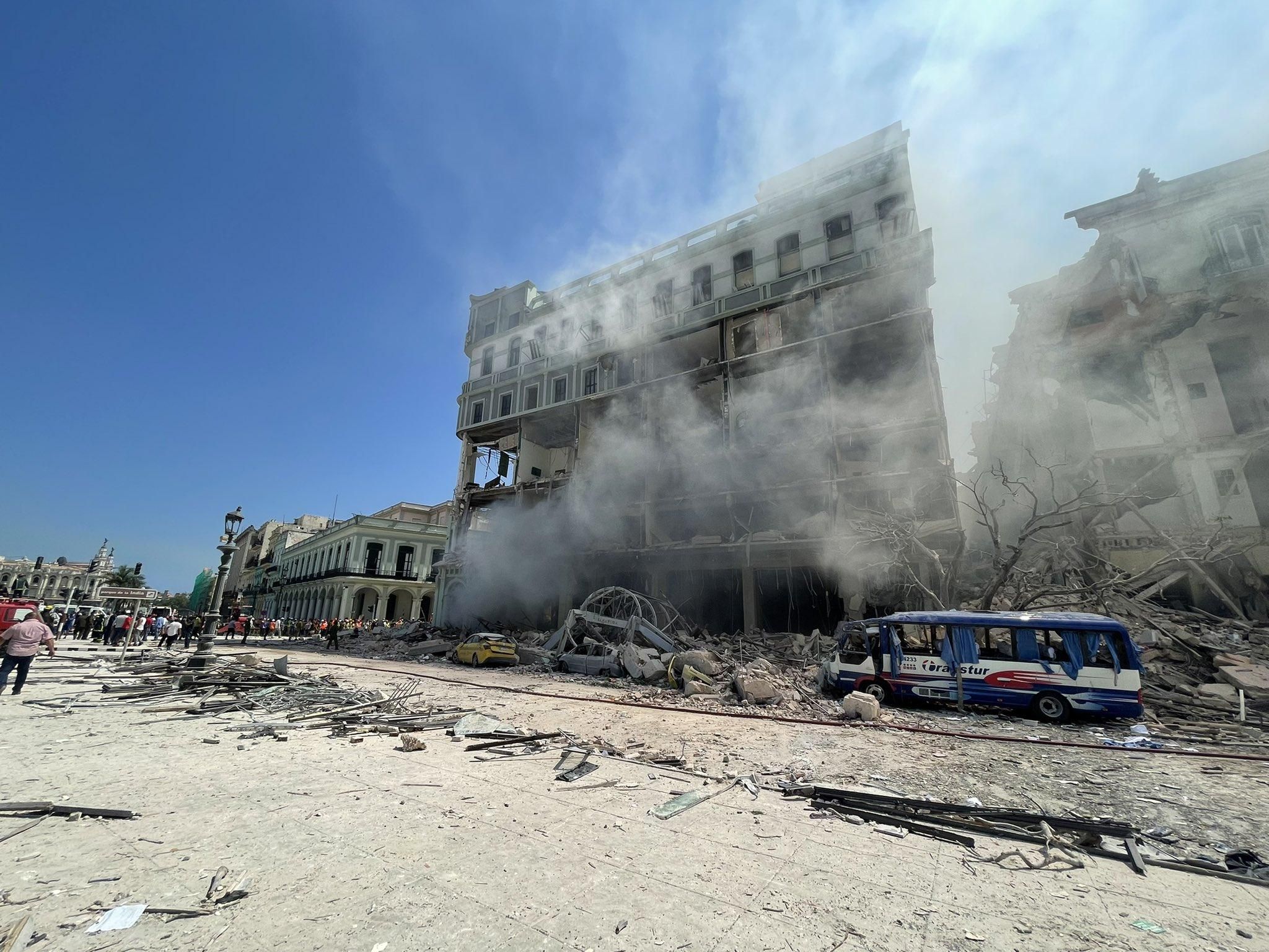 Потужний вибух прогримів у знаменитому готелі "Саратога" на Кубі