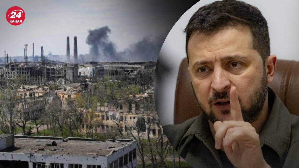 Если российские войска уничтожат людей в Мариуполе, переговоров с Россией не будет, – Зеленский Если российские войска уничтожат людей в Мариуполе, переговоров с Россией не будет, – Зеленский