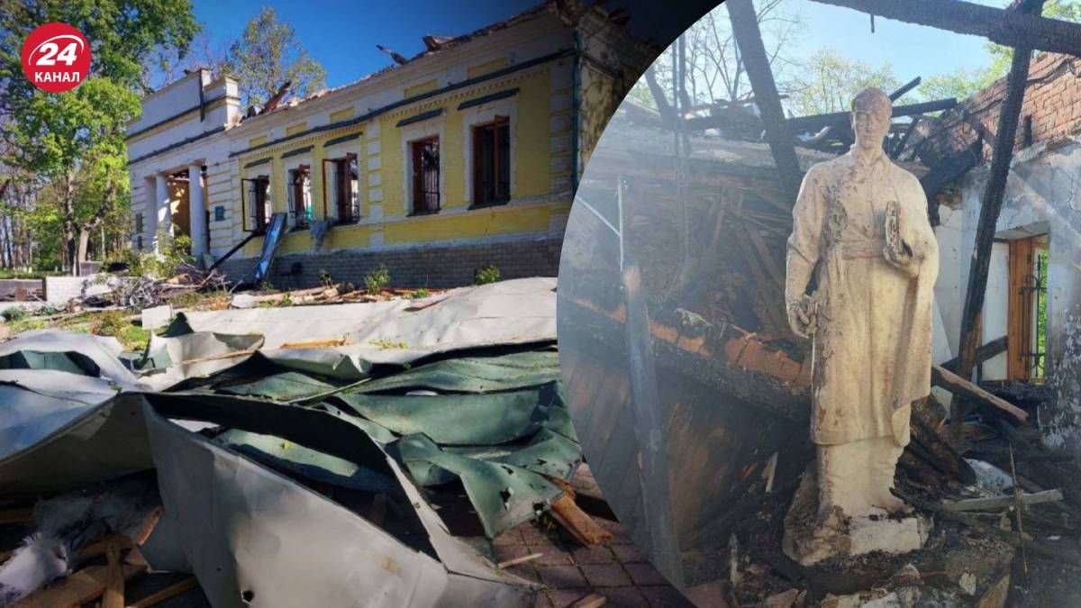 Пожежу в зруйнованому музеї Сковороди на Харківщині загасили: колекція врятована