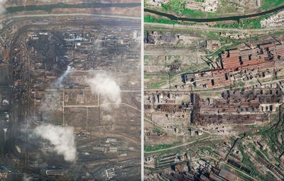 Як окупанти знищували "Азовсталь" упродовж війни: опублікували серію супутникових знімків