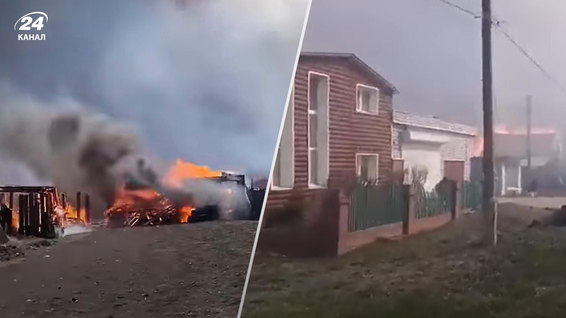 В 10 населенных пунктах Красноярского края горят 200 построек: тушить их некому В 10 населенных пунктах Красноярского края горят 200 построек: тушить их некому