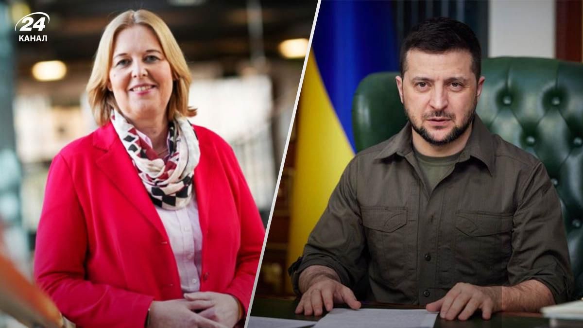 Зеленський подякував голові Бундестагу Бербель Бас, яка приїхала у Київ на День пам'яті Зеленський подякував голові Бундестагу Бербель Бас, яка приїхала у Київ на День пам'яті