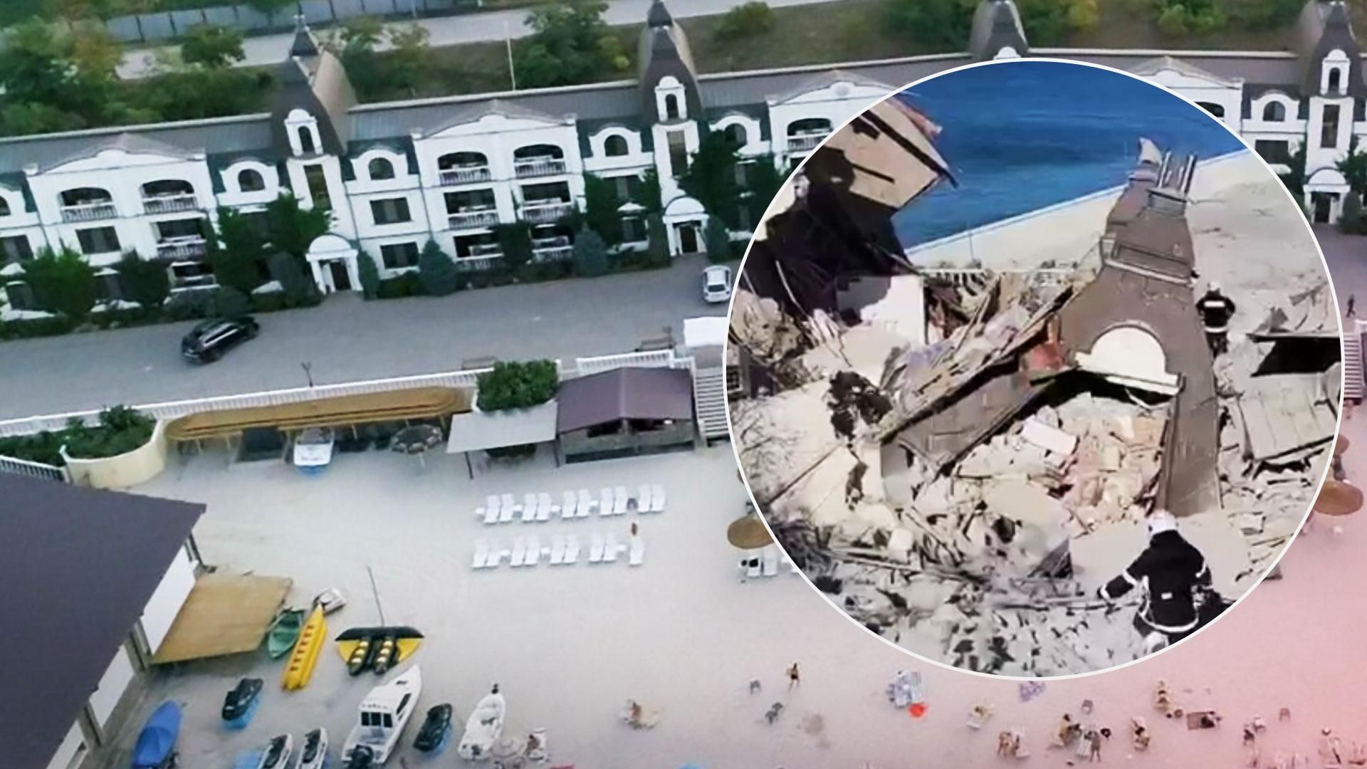 Росіяни ракетним ударом по Одесі зруйнували готель ексдепутата від "Партії Регіонів" Росіяни ракетним ударом по Одесі зруйнували готель ексдепутата від "Партії Регіонів"