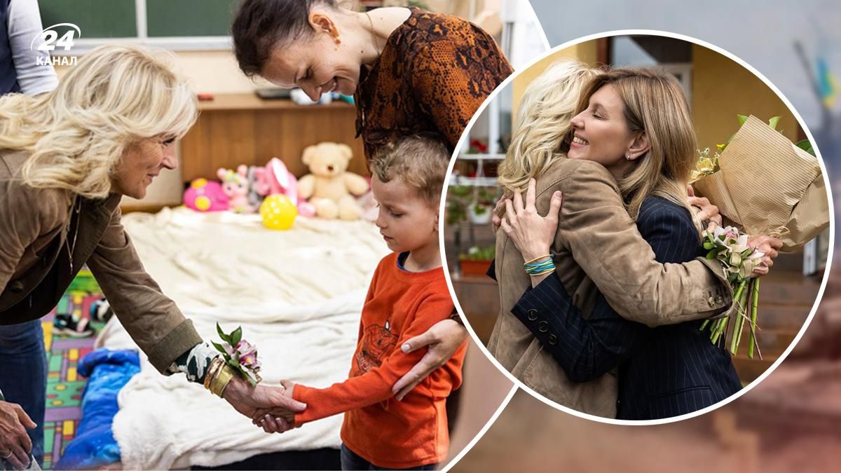 Це великий вчинок з її боку, – Олена Зеленська розповіла деталі візиту Джилл Байден до України Це великий вчинок з її боку, – Олена Зеленська розповіла деталі візиту Джилл Байден до України