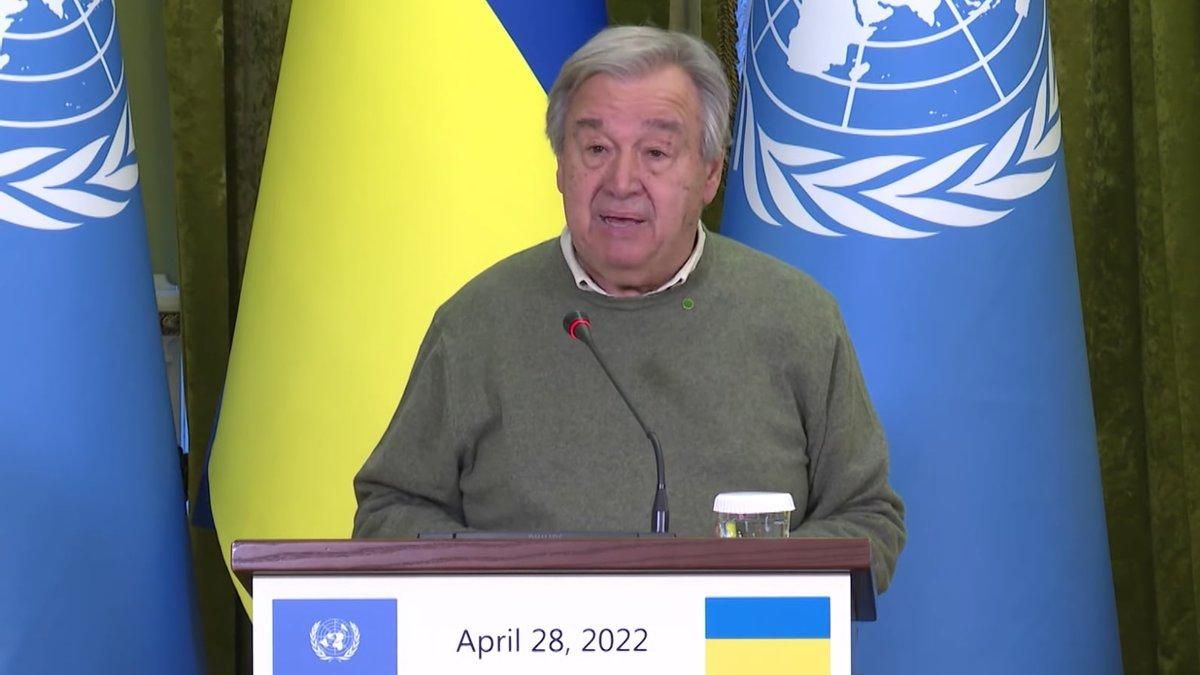 Генсек ООН назвав загальну кількість евакуйованих з "Азовсталі" й інших районів Маріуполя Генсек ООН назвав загальну кількість евакуйованих з "Азовсталі" й інших районів Маріуполя