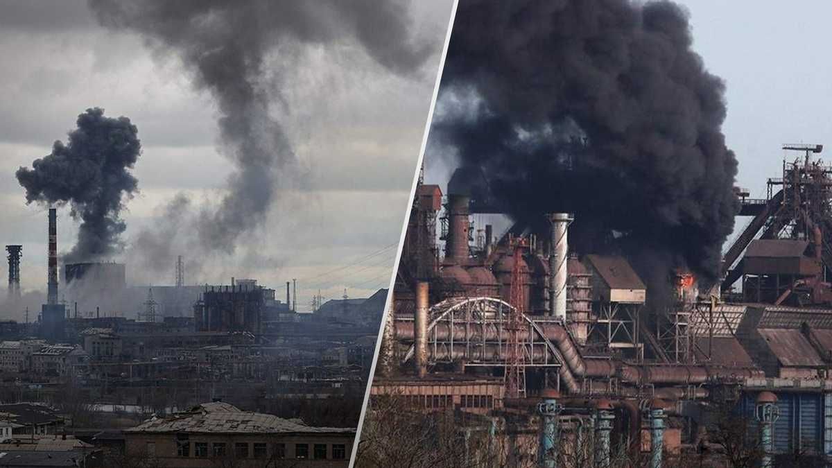 Окупанти нещадно гатять по "Азовсталі" з авіації, танків і артилерії Окупанти нещадно гатять по "Азовсталі" з авіації, танків і артилерії