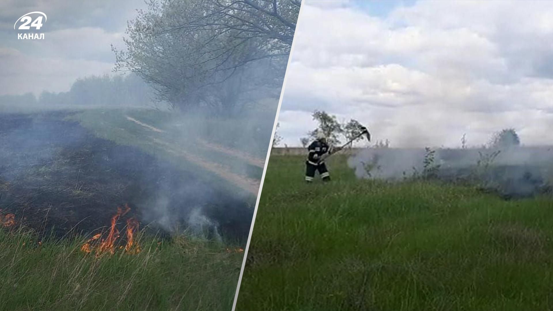 На Сумщині рятувальники ліквідували спричинене ворожим ударом загоряння