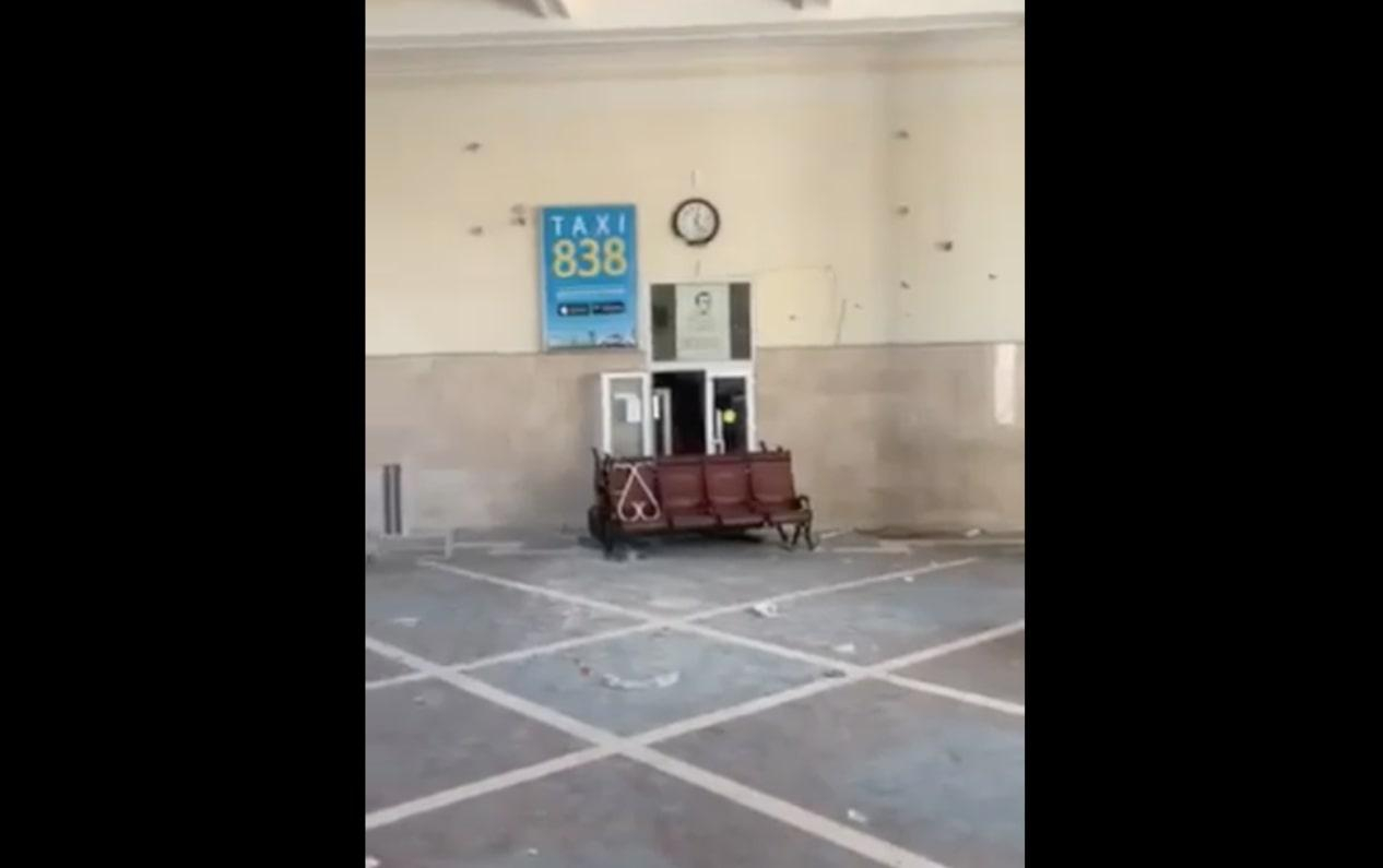 Как оккупанты разбили вокзал Херсона: появилось жуткое видео