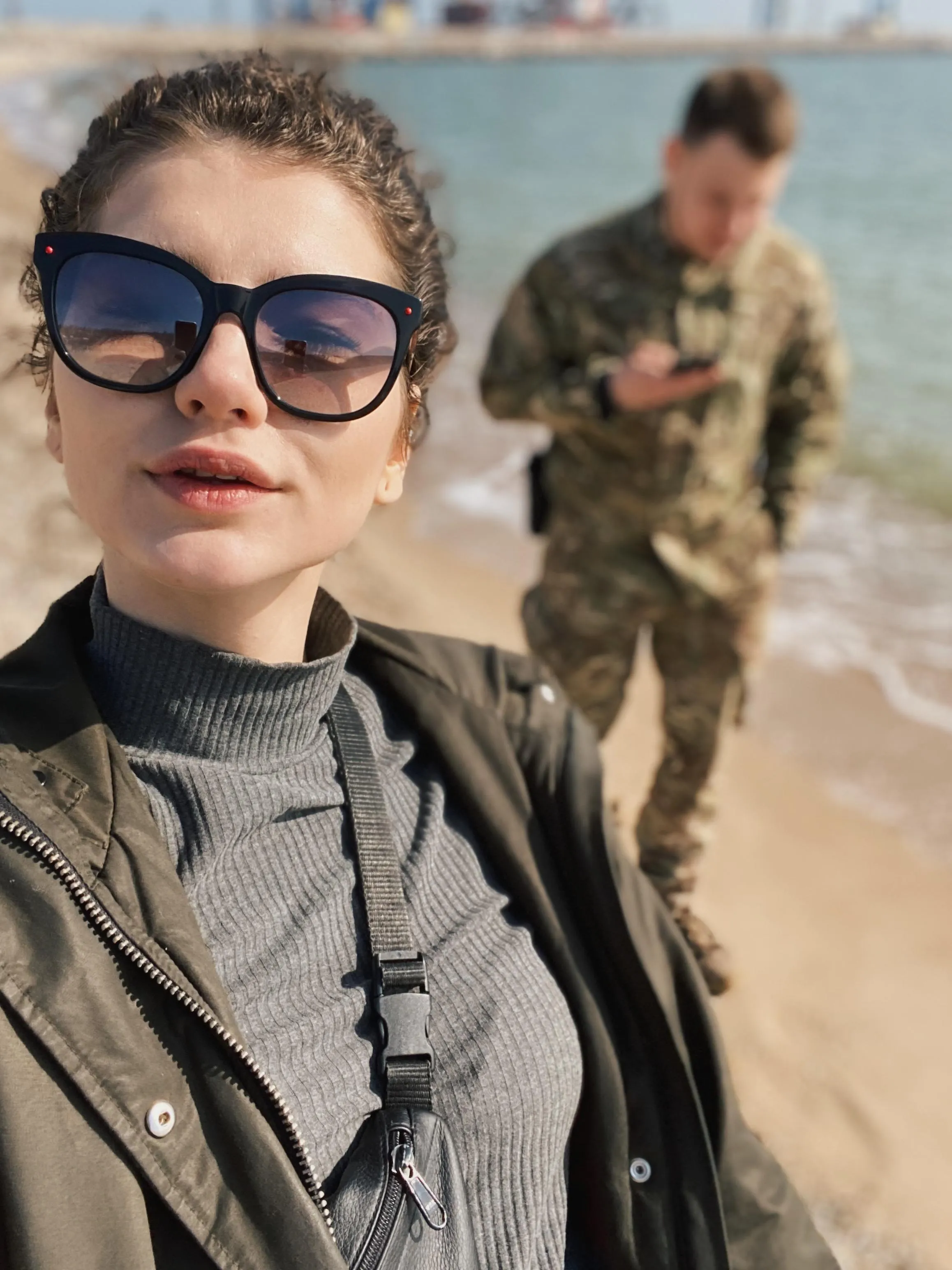 Ганна Науменко з нареченим, захисником Дмитром Даніловим Ганна Науменко з нареченим, захисником Дмитром Даніловим