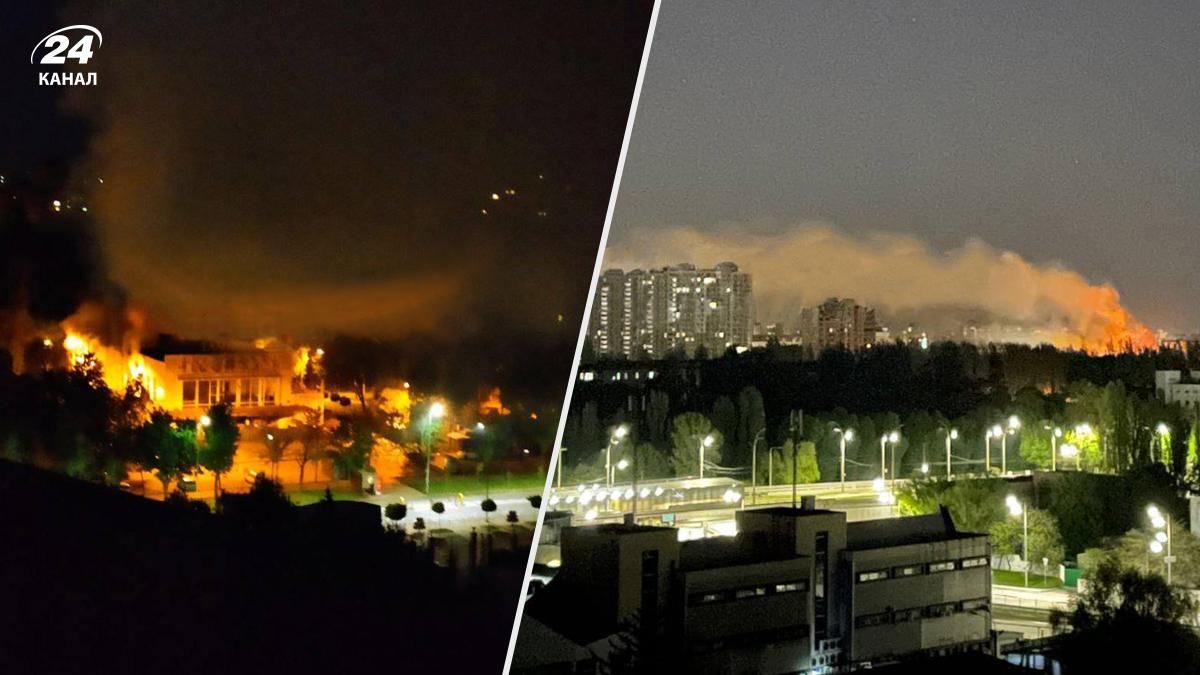 Масштабна пожежа вночі 12 травня охопила колишній кінотеатр "Тампере" Масштабна пожежа вночі 12 травня охопила колишній кінотеатр "Тампере"