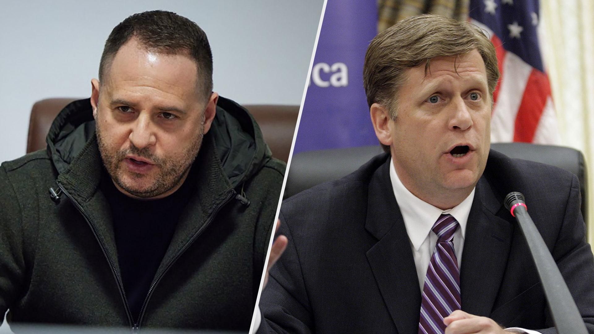 Ермак и Макфол провели онлайн-встречу: говорили об ужесточении санкций против России Ермак и Макфол провели онлайн-встречу: говорили об ужесточении санкций против России