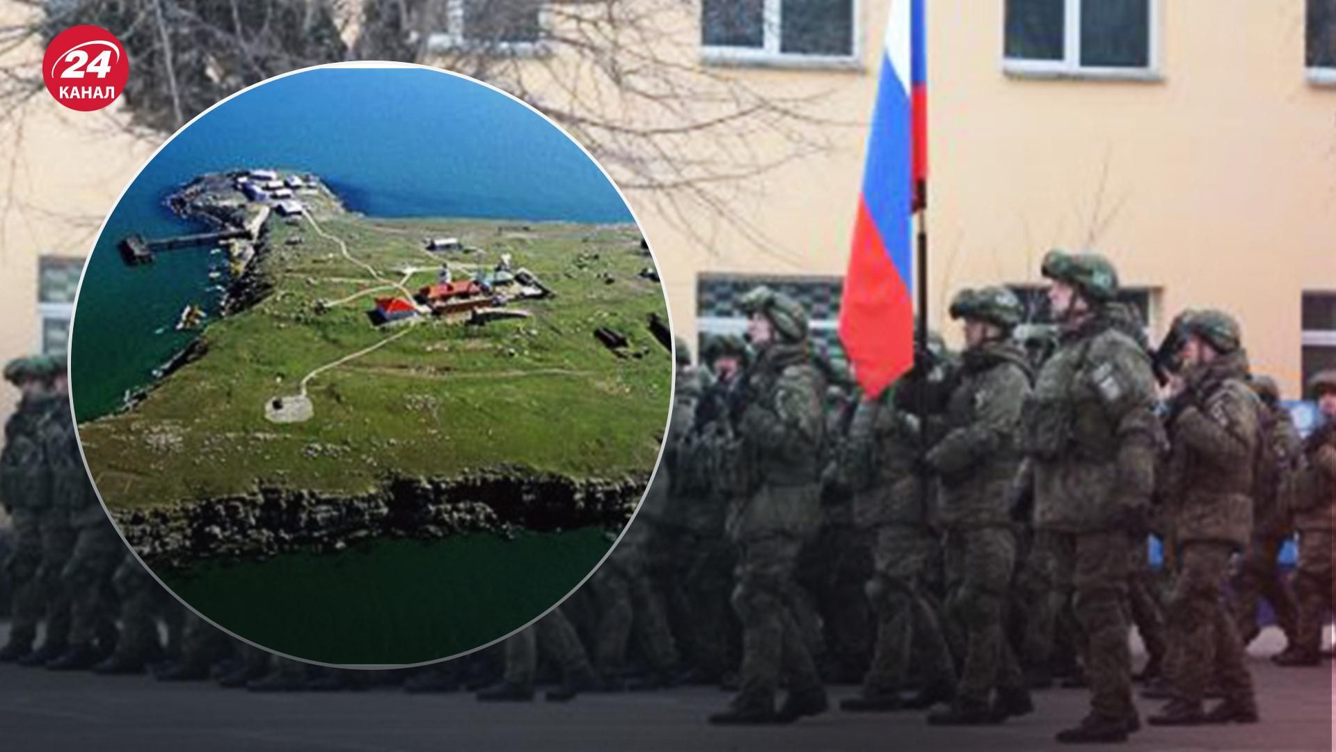 Россияне пытаются нарастить военное присутствие на Змеином Россияне пытаются нарастить военное присутствие на Змеином