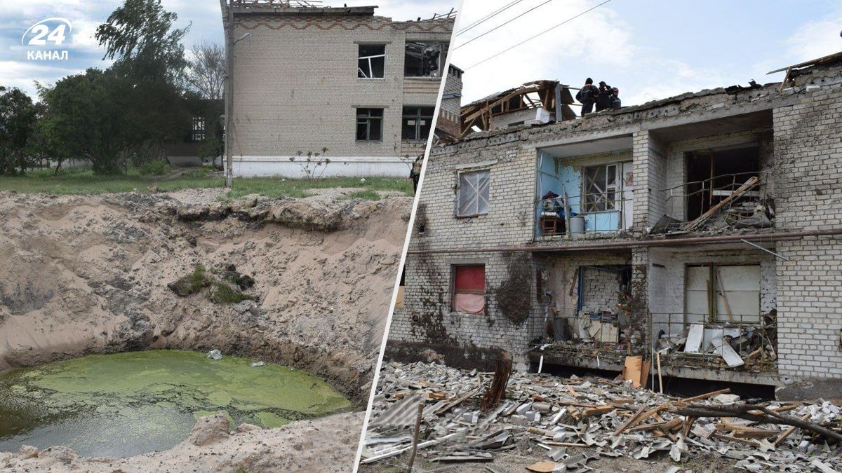 На Донеччині російська ракета дивом не влучила у людей, які стояли у черзі за пенсією На Донеччині російська ракета дивом не влучила у людей, які стояли у черзі за пенсією