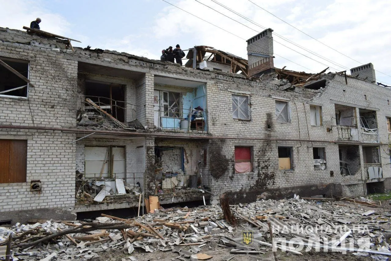 В Донецкой области российская ракета чудом не попала в людей