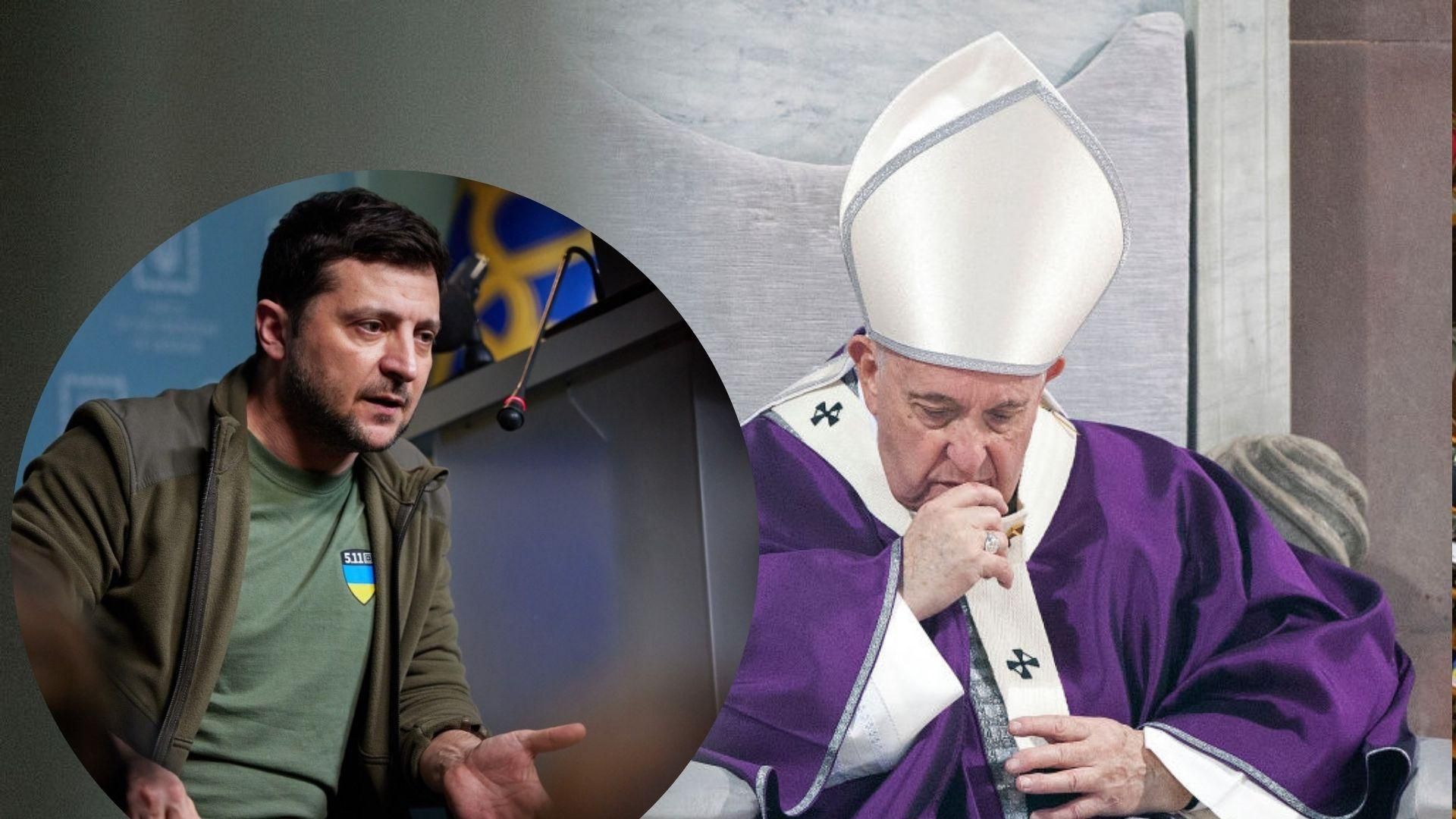 Это флаг, с которым они убивали нас, – Зеленский о России, Папе и "примирении" Это флаг, с которым они убивали нас, – Зеленский о России, Папе и "примирении"