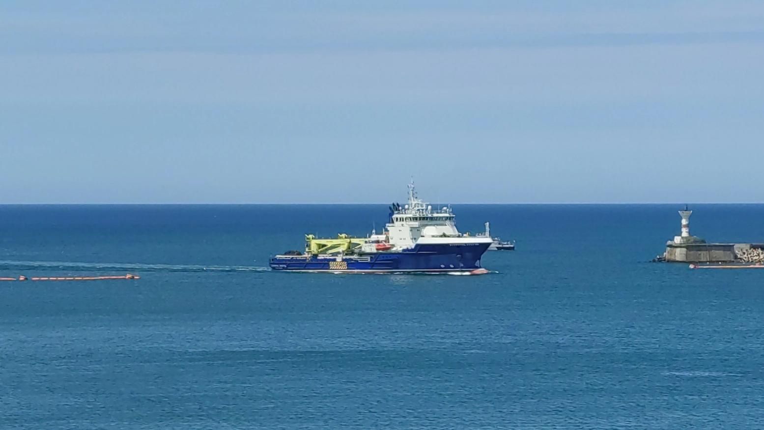 Судно "Всеволод Бобров", по которому ударили ВСУ, заметили в оккупированном Севастополе Судно "Всеволод Бобров", по которому ударили ВСУ, заметили в оккупированном Севастополе