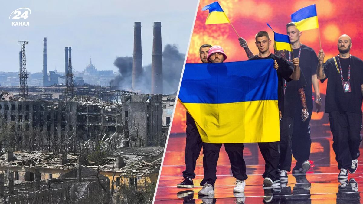 Захисники "Азовсталі" подякували Kalush Orchestra за підтримку на сцені Євробачення Захисники "Азовсталі" подякували Kalush Orchestra за підтримку на сцені Євробачення