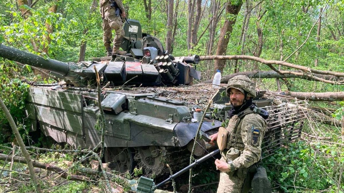 ВСУ завоевали очередной трофей – российский танк Т-72Б3