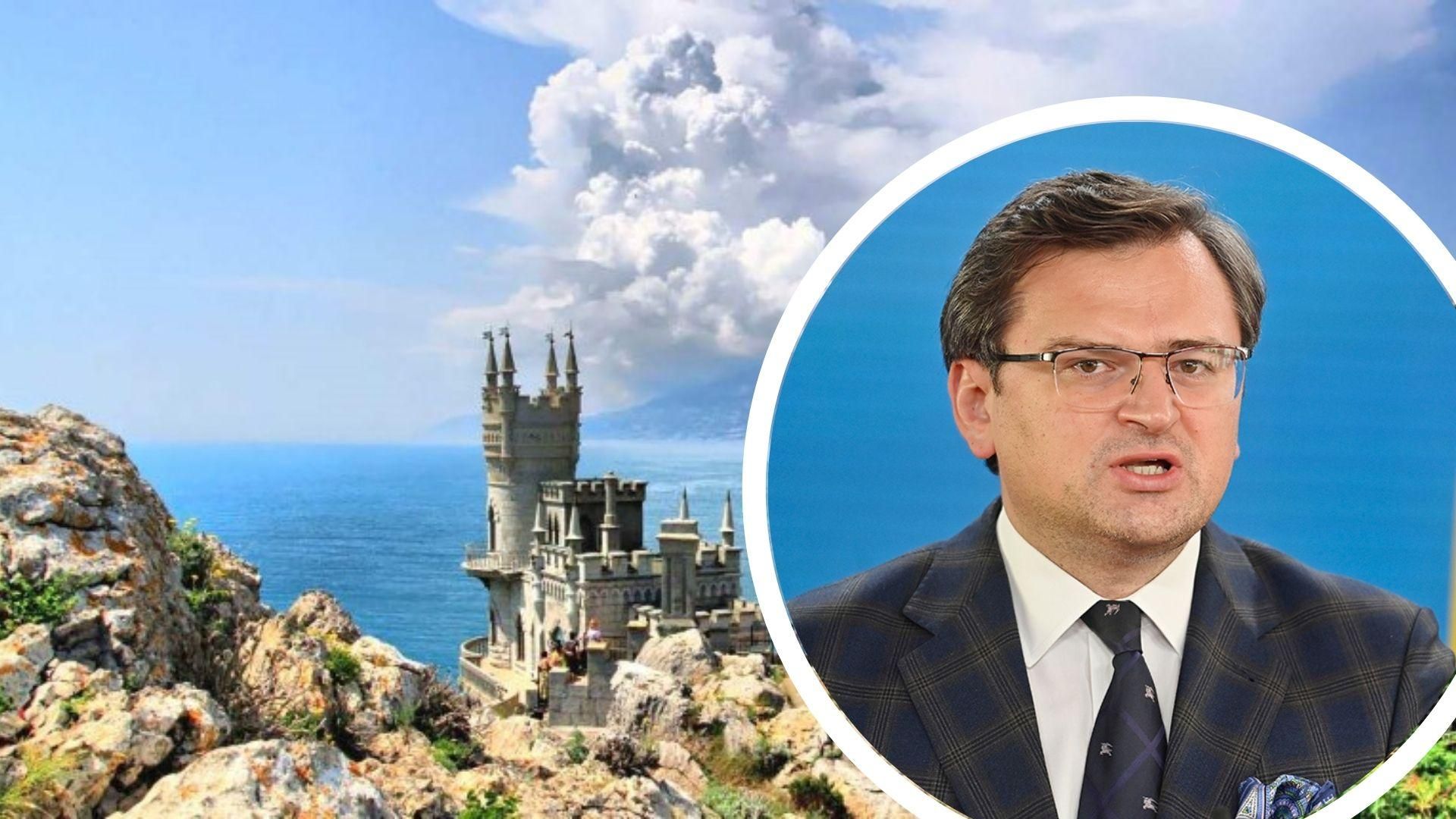 Украина не уступит Крым и Донбасс ради прекращения огня, – Кулеба Украина не уступит Крым и Донбасс ради прекращения огня, – Кулеба