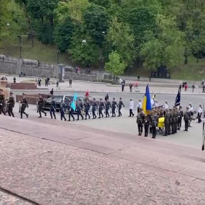 У Києві прощаються з Леонідом Кравчуком: фото й відео церемонії похорону