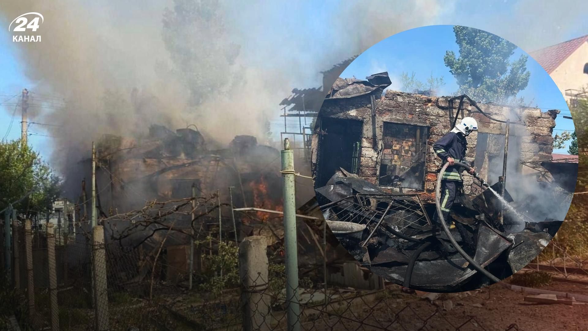 Внаслідок ракетного удару із російських літаків на Одещині зруйновані приватні будівлі