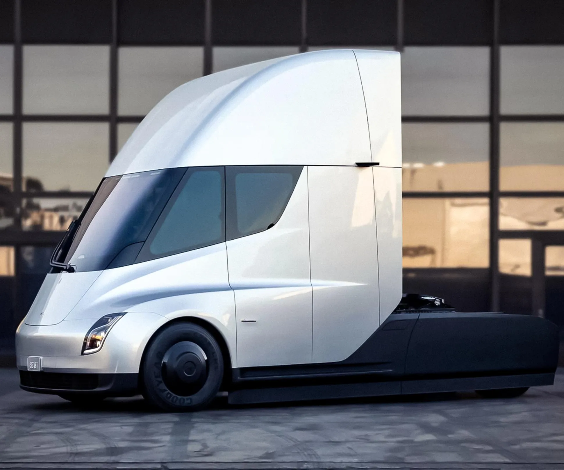 Електрична вантажівка Tesla Semi Електрична вантажівка Tesla Semi
