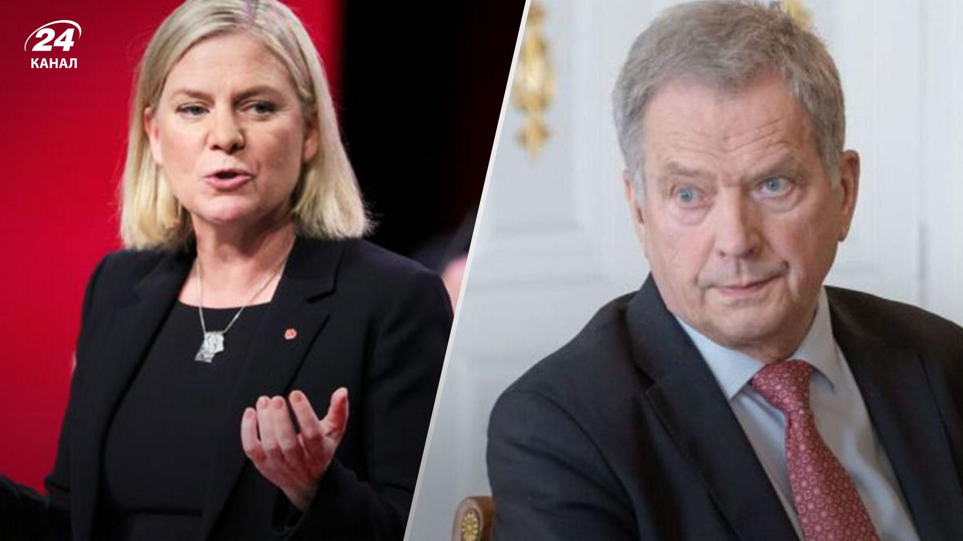 Швеція і Фінляндія подадуть заявки на вступ у НАТО завтра: перед цим поговорять з Байденом Швеція і Фінляндія подадуть заявки на вступ у НАТО завтра: перед цим поговорять з Байденом