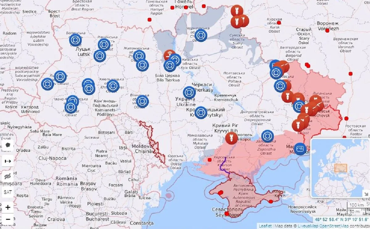 Карта бойових дій Карта бойових дій
