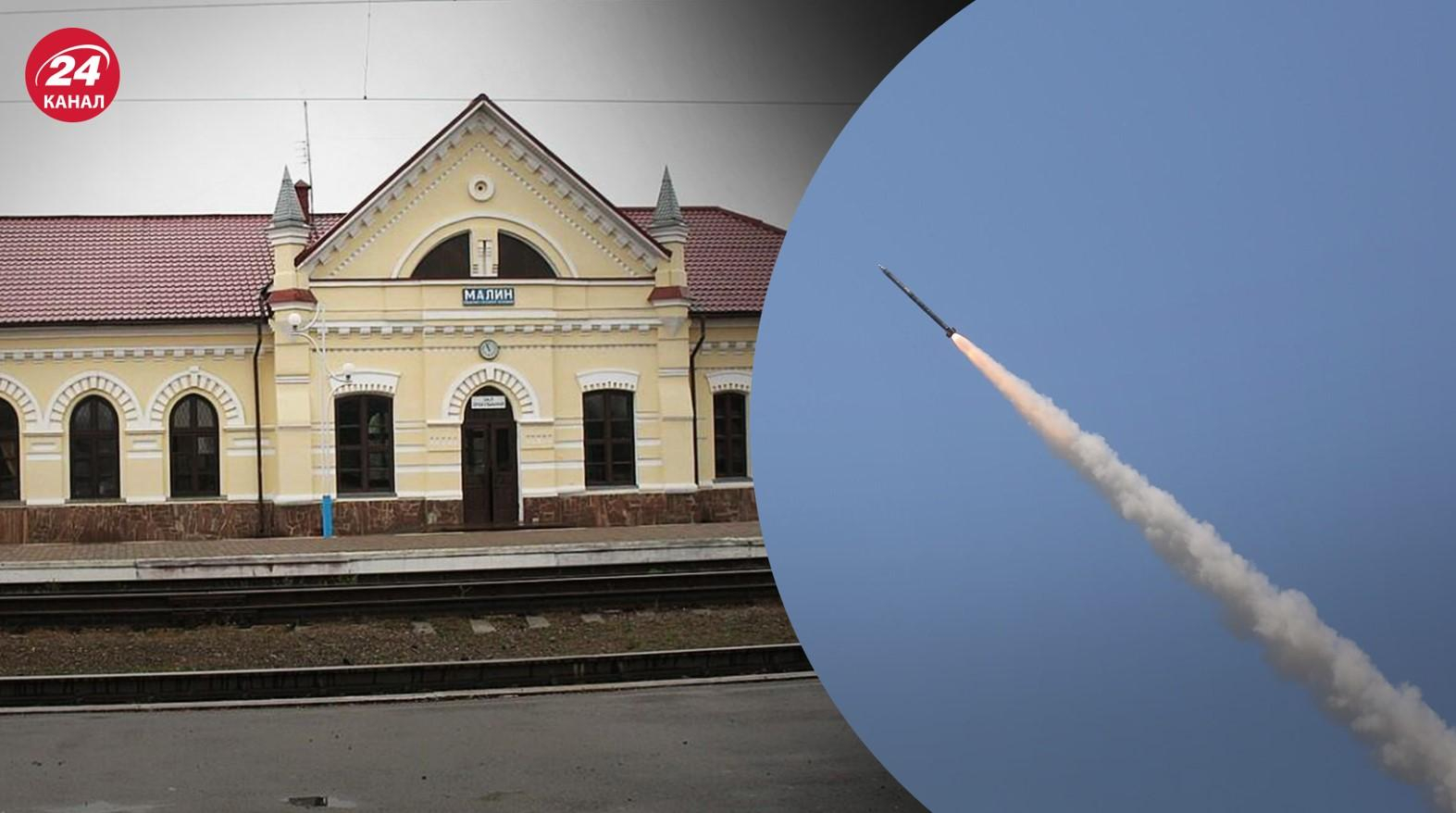 Было 3 прилета крылатых ракет, – в ОВА описали последствия удара россиян по Малину