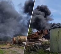 Россияне снова ударили в базу строителей на Николаевщине: уничтожена заправка и стройматериалы