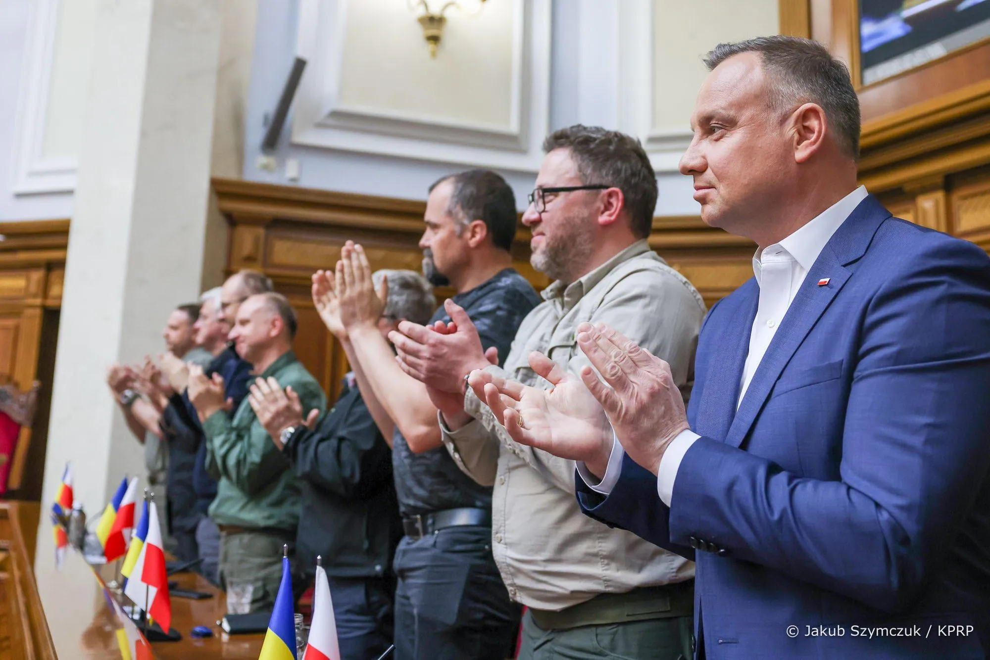 Дуда в Верховной Раде