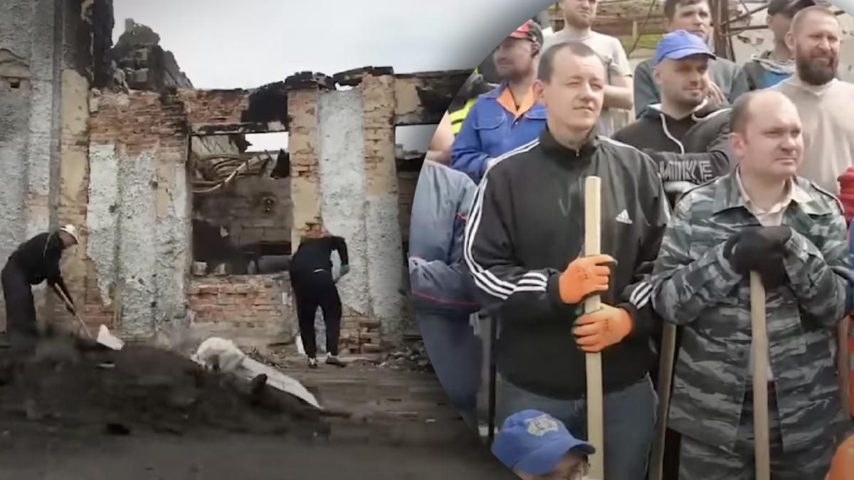 Сумчане разбирают руины автовокзала в Тростянце: в ГСЧС показали трогательное видео