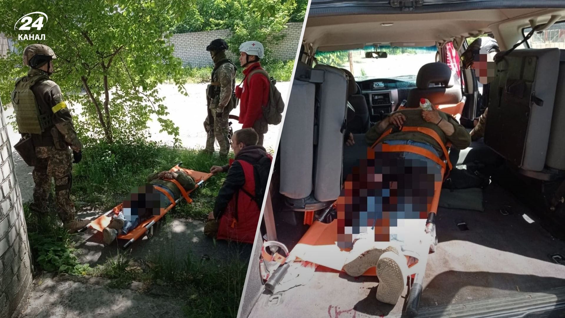 В Луганской области российские военные обстреляли машину скорой с раненой женщиной