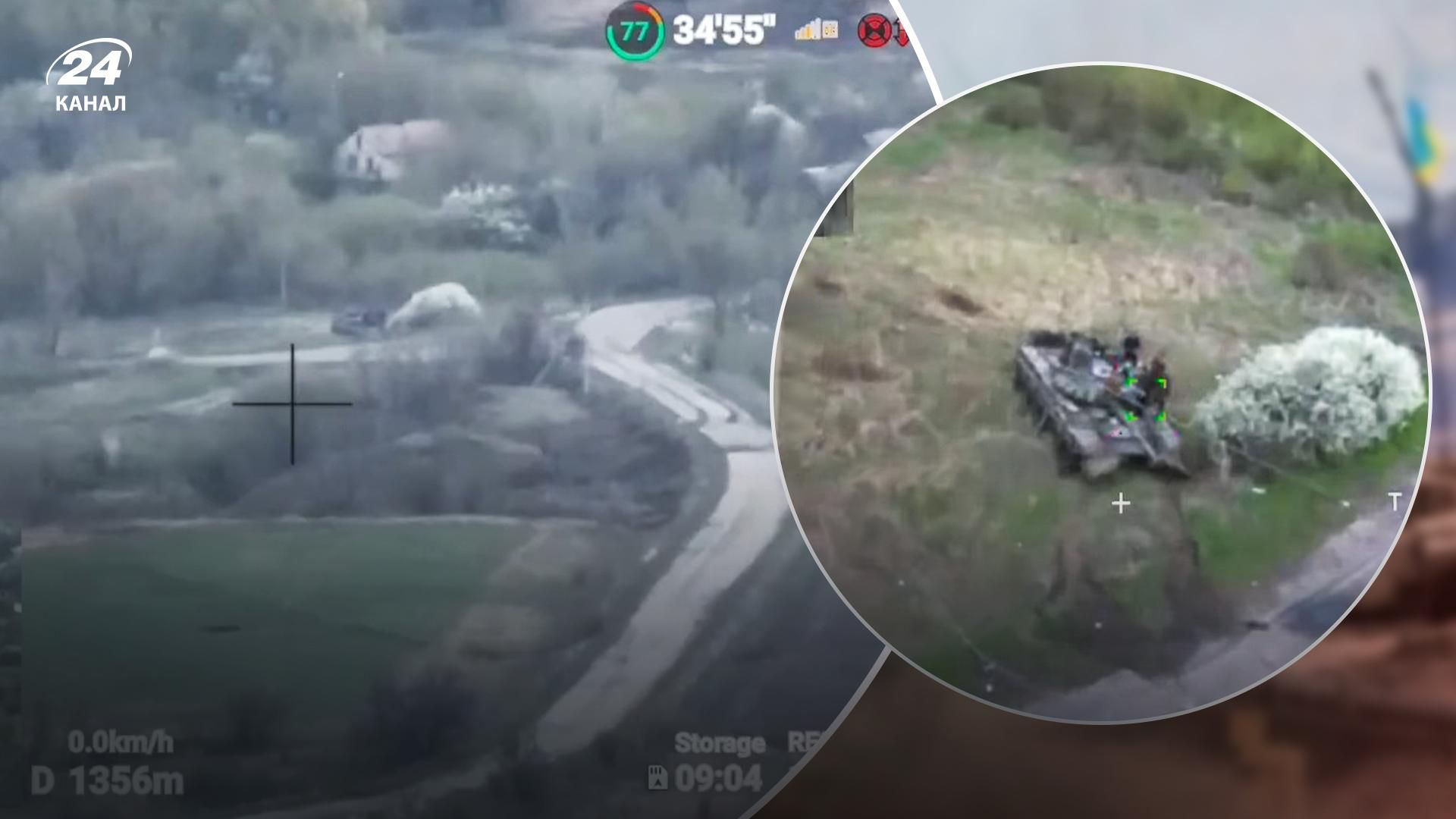 Воїни ССО знешкодили російський танк дроном-камікадзе, поки вояки на ньому пиячили Воїни ССО знешкодили російський танк дроном-камікадзе, поки вояки на ньому пиячили