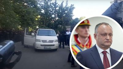 Появилось видео задержания пророссийского экс-президента Молдовы Додона