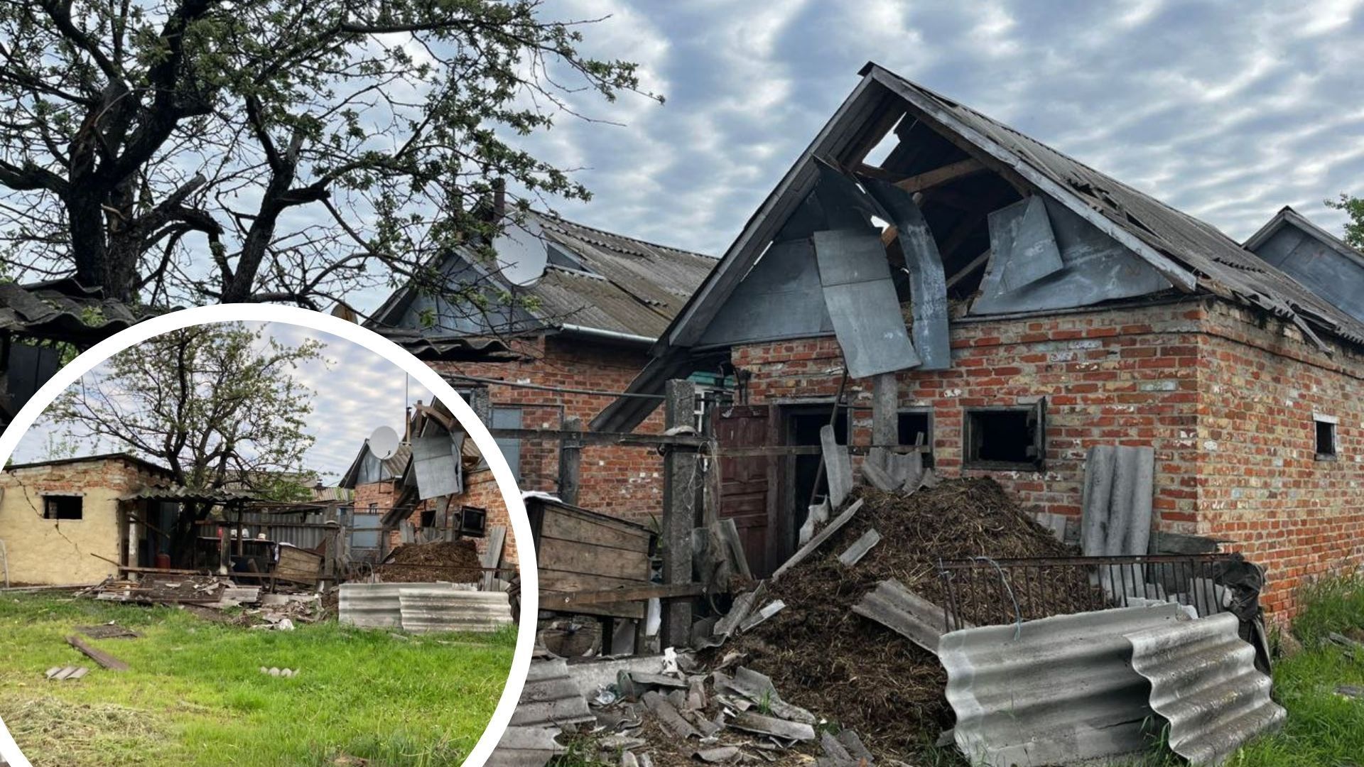 Россияне снова обстреляли Краснополье: повреждены 20 домов и ЛЭП Россияне снова обстреляли Краснополье: повреждены 20 домов и ЛЭП