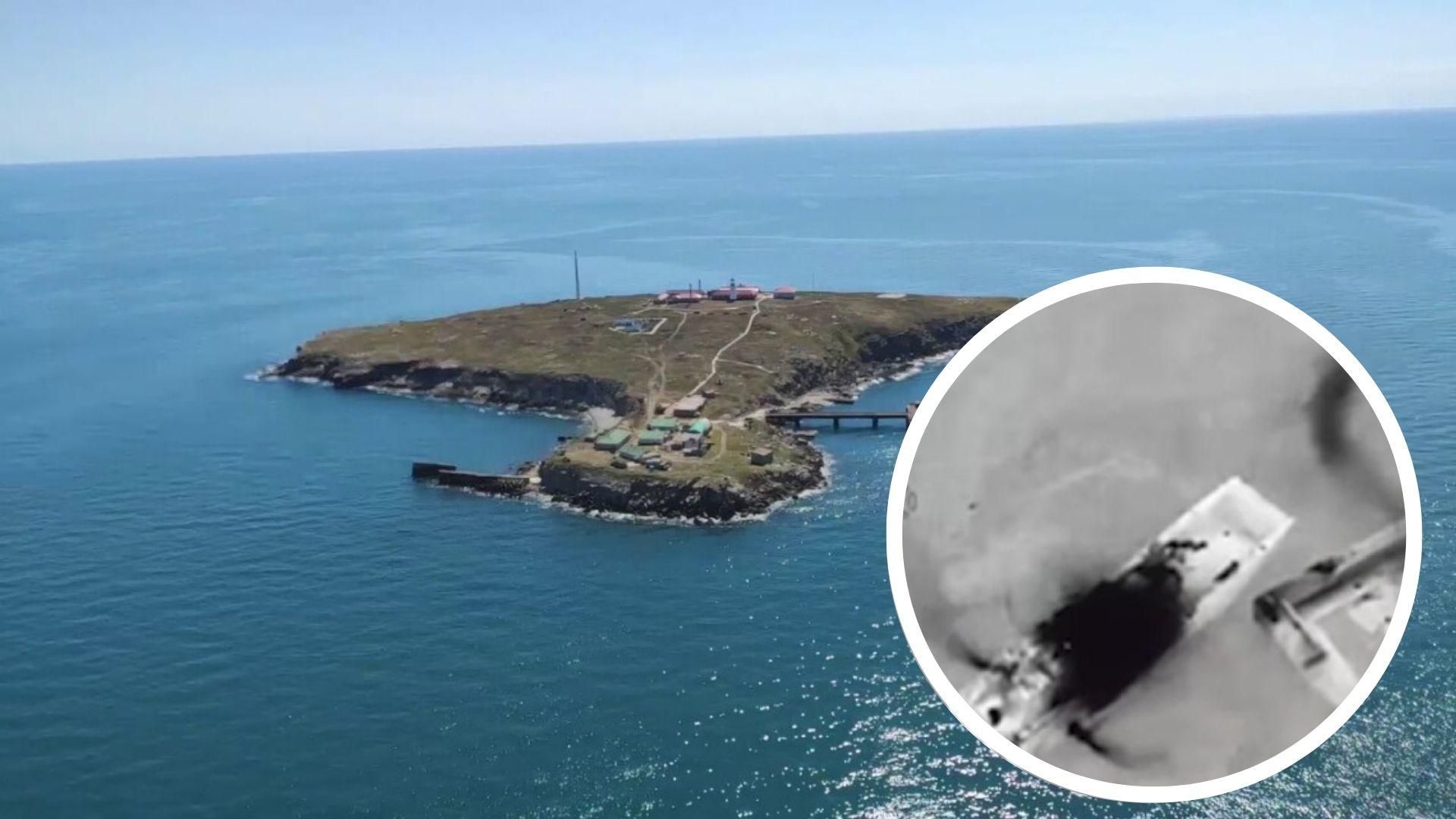 Вблизи Змеиного оккупанты подняли свои затопленные суда Вблизи Змеиного оккупанты подняли свои затопленные суда