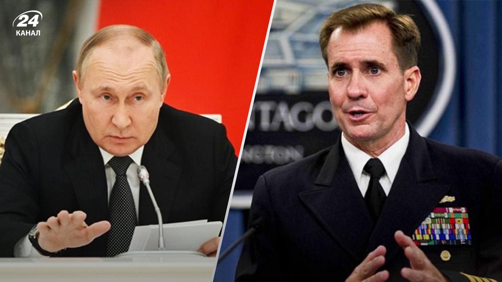 Путін не хоче мирних перемовин, він готовий продовжувати війну на Донбасі, – Пентагон Путін не хоче мирних перемовин, він готовий продовжувати війну на Донбасі, – Пентагон