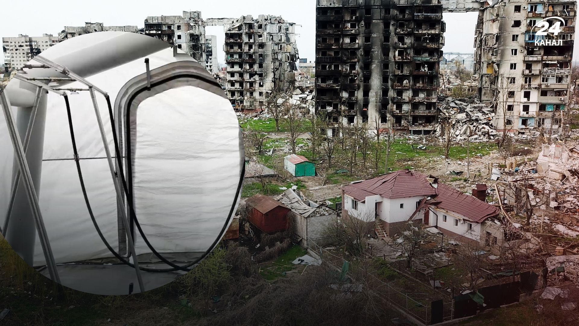 Цивілізація по-окупантськи: у Маріуполі встановлюють мобільні душові Цивілізація по-окупантськи: у Маріуполі встановлюють мобільні душові