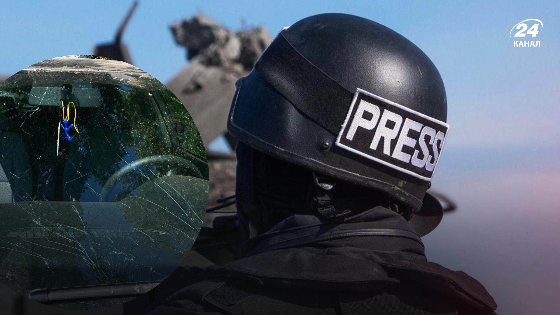 Журналісти потрапили під ворожий обстріл на Донбасі та дивом залишились живими