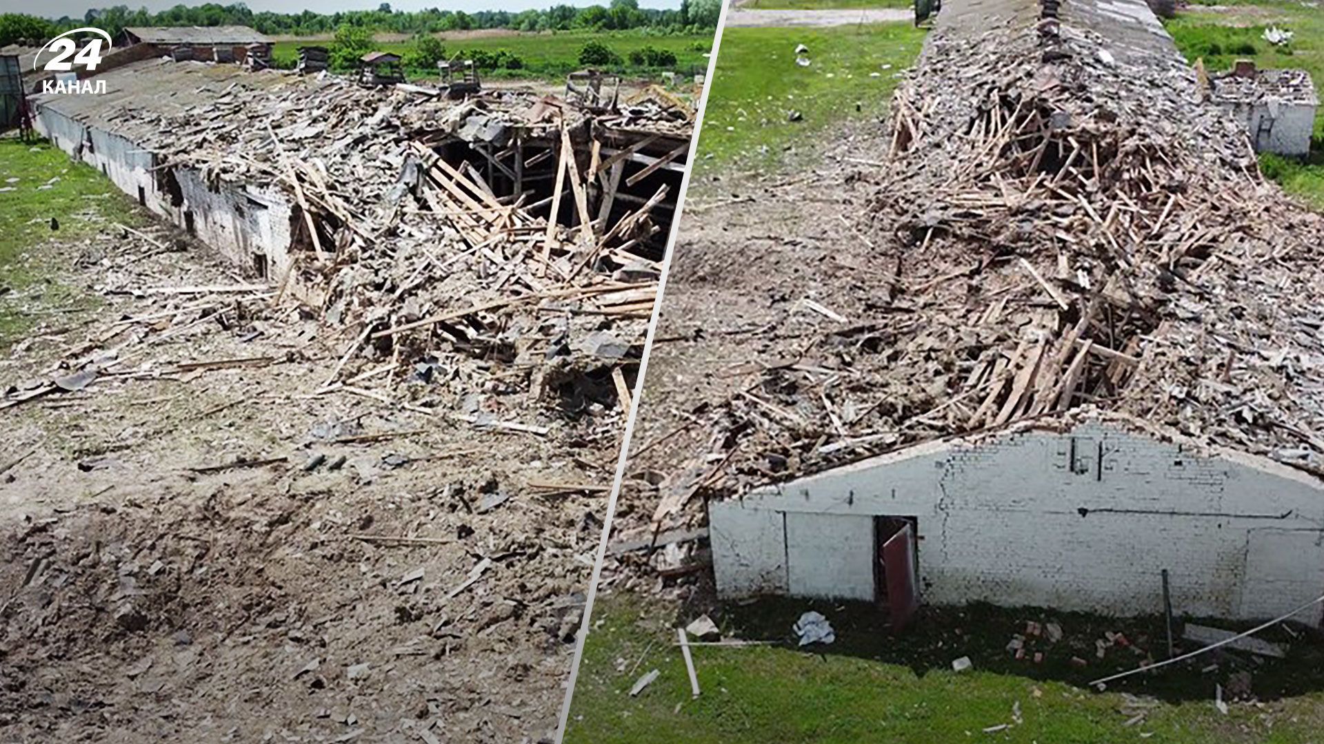 На Сумщині росіяни поцілили ракетою у птахофабрику: відео жахливих наслідків із дрона На Сумщині росіяни поцілили ракетою у птахофабрику: відео жахливих наслідків із дрона