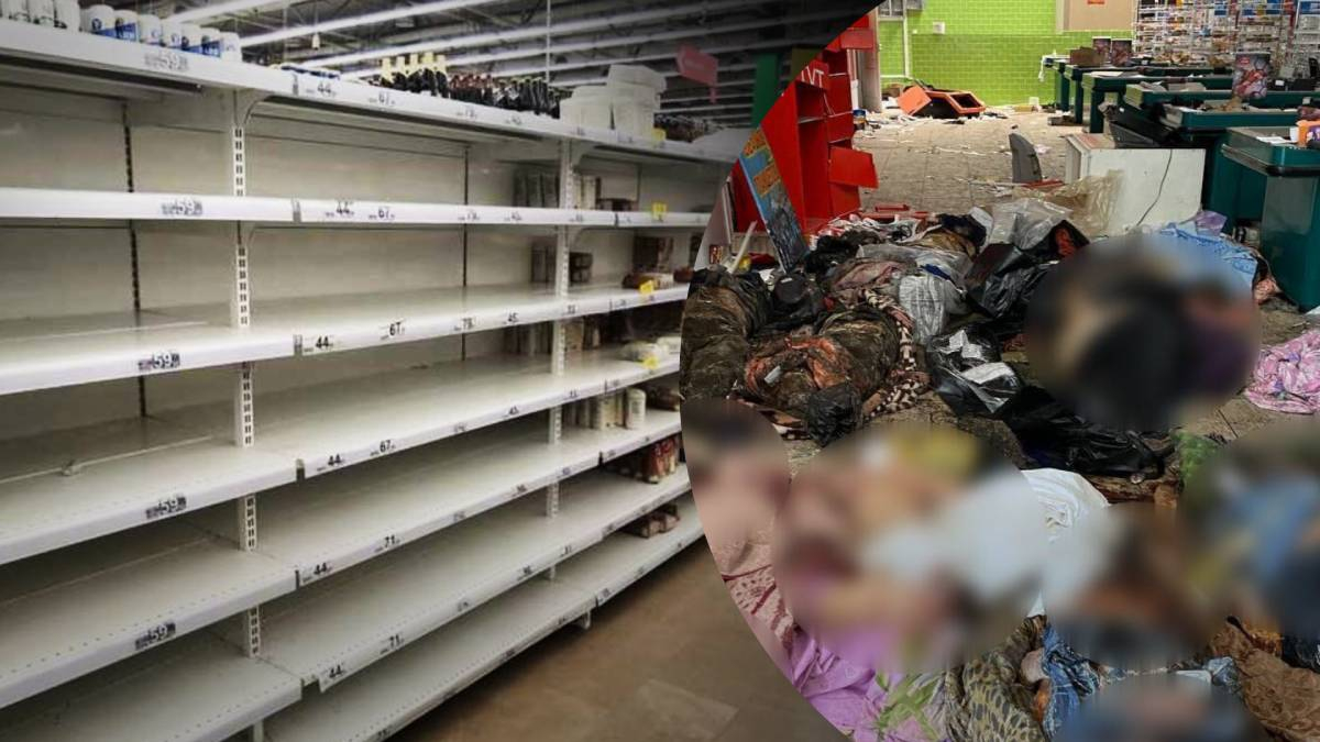 У Маріуполі окупанти облаштували трупозвалище прямо в супермаркеті