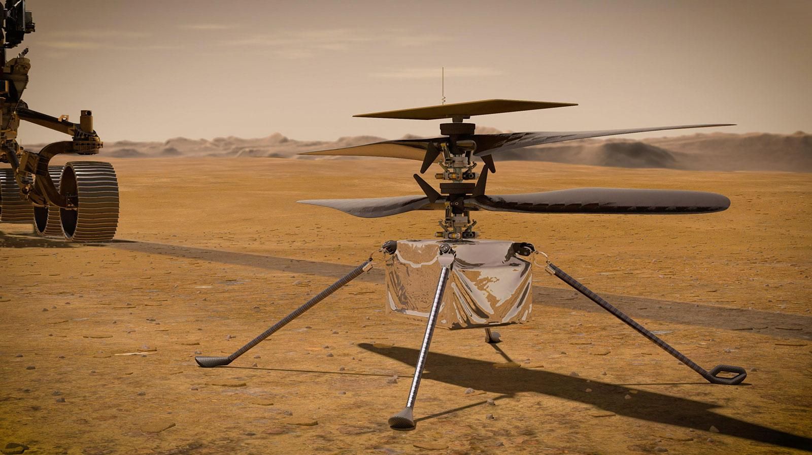Марсіанський дрон Ingenuity здійснив рекордний по дальності та швидкості політ - Техно