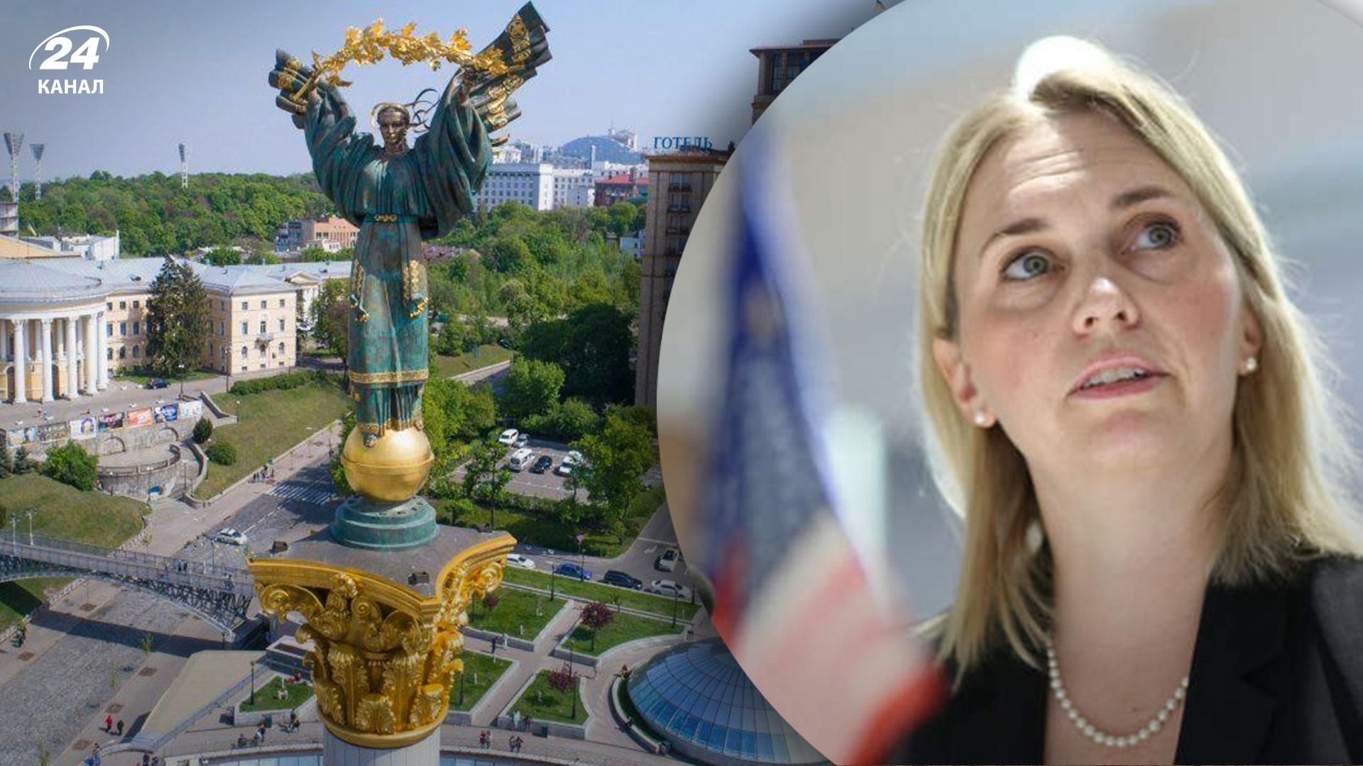 Новая госпожа посол США в Украине Бриджит Бринк прибыла в Киев Новая госпожа посол США в Украине Бриджит Бринк прибыла в Киев