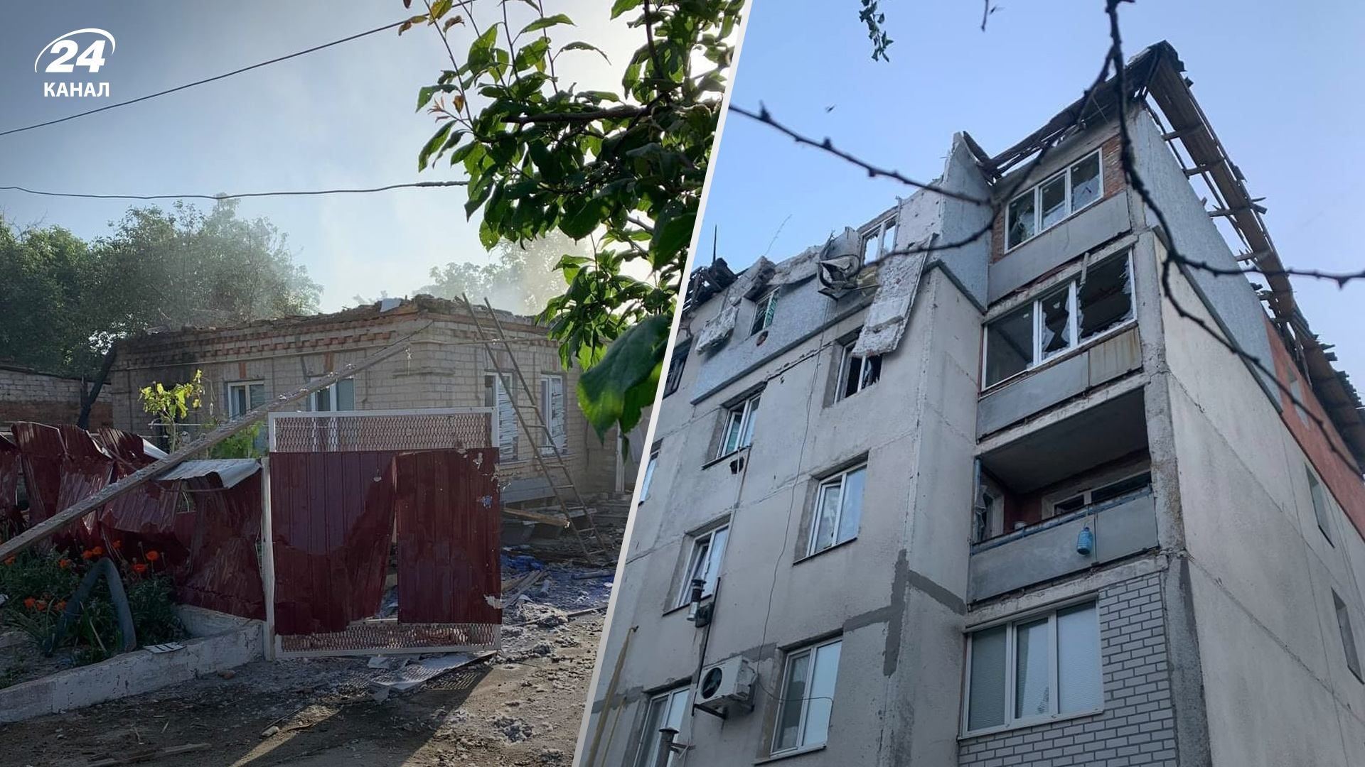 Разбитые дома и помятый забор: фото последствий очередного обстрела Камышевахи Разбитые дома и помятый забор: фото последствий очередного обстрела Камышевахи